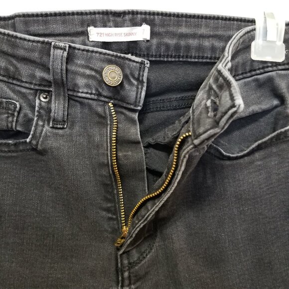 Levi's jeans 27 721 High Rise Skinny denim stretch - Picture 7 of 13